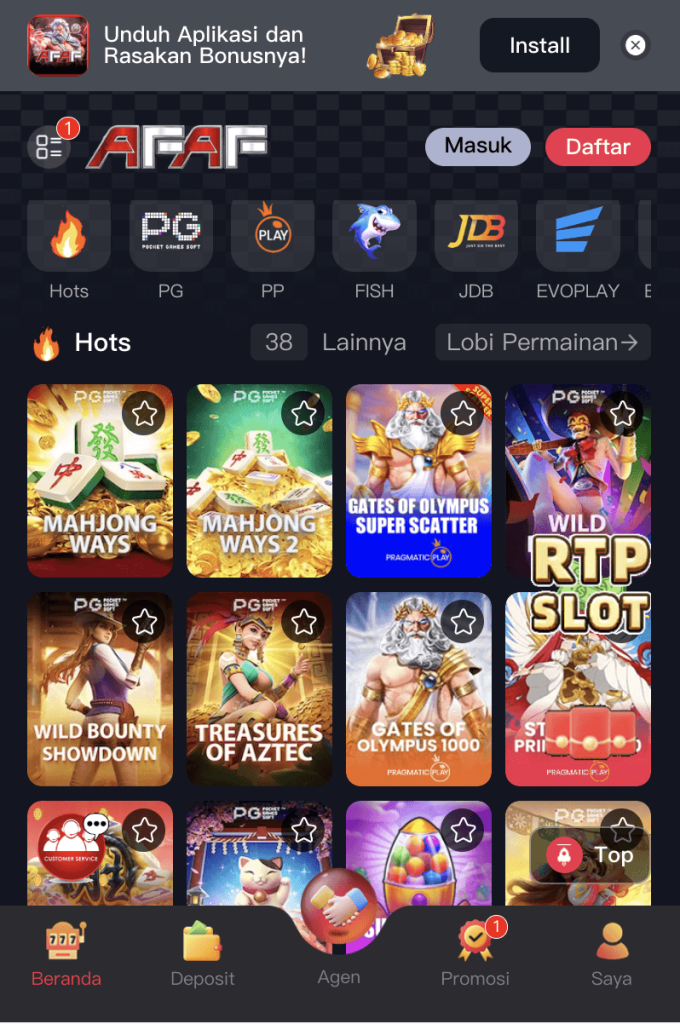 Pilihan Game Menarik dan Seru di Platform AFAF Resmi